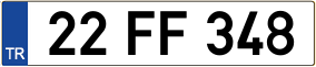 Truck License Plate